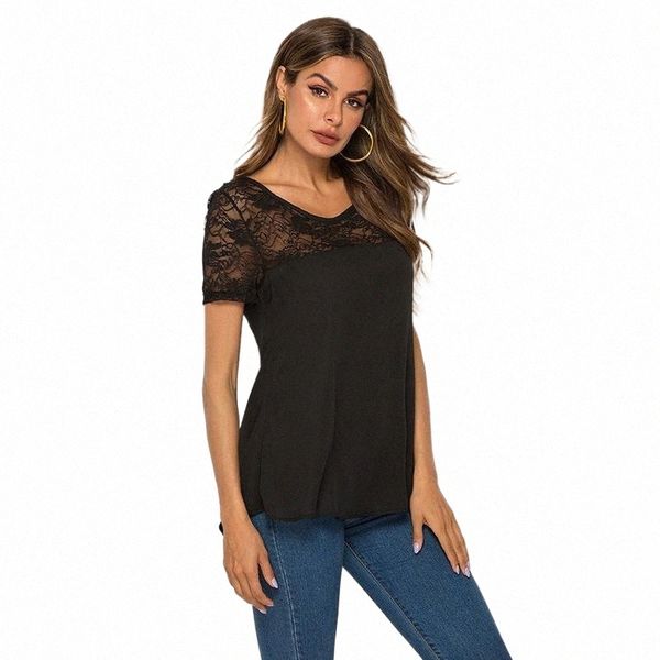 women's blouses & shirts women's blouses & shirts blouse women summer casual short sleeve lace patchwork shirt tunique femme e6qs, White
women's blouses & shirts women's blouses & shirts blouse women summer casual short sleeve lace patchwork shirt tunique femme e6qs, White