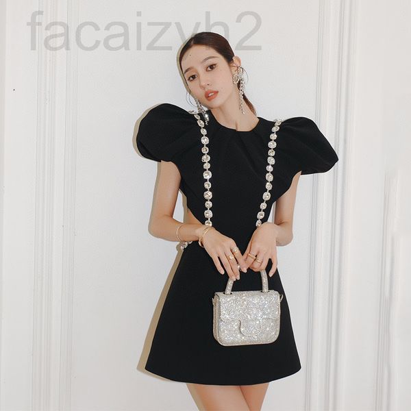 casual dresses designer summer new thai french brand bubble sleeve slim waist leakage dress women's 2ncs, Black;gray
casual dresses designer summer new thai french brand bubble sleeve slim waist leakage dress women's 2ncs, Black;gray