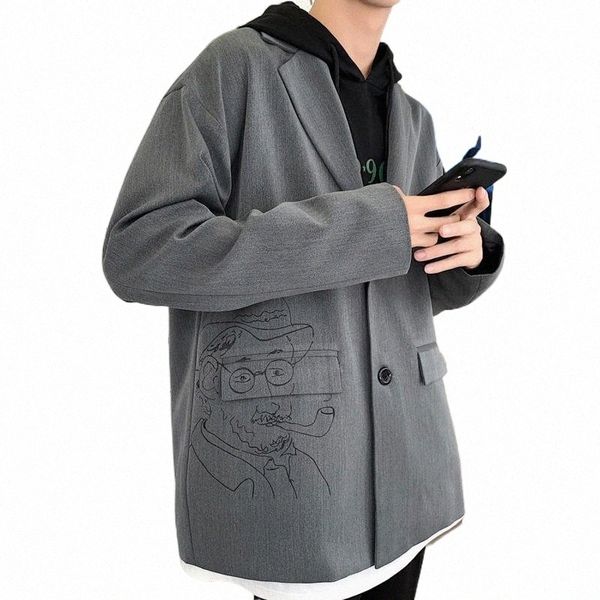 men's suits & blazers men's suits & blazers 2021 autumn and winter stitching korean business printing loose ins wind wild casual b, White;black
men's suits & blazers men's suits & blazers 2021 autumn and winter stitching korean business printing loose ins wind wild casual b, White;black