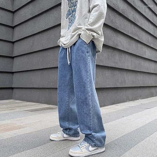 men's jeans men's black brand spring hip hop streetwear korean wide leg men pants fashion y2k straight casual 21, Blue
men's jeans men's black brand spring hip hop streetwear korean wide leg men pants fashion y2k straight casual 21, Blue