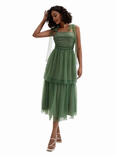 casual dresses x reveligion knot shoulder ruffle hem dobby mesh cami dress m4a8#, Black;gray
casual dresses x reveligion knot shoulder ruffle hem dobby mesh cami dress m4a8#, Black;gray