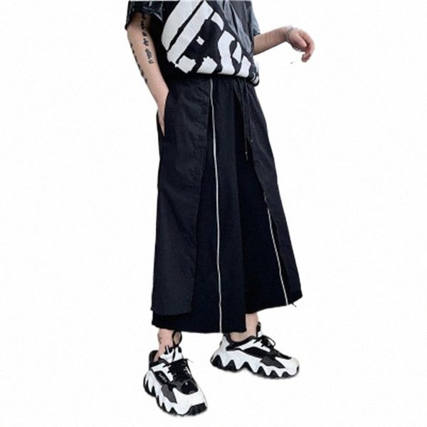 men's pants men's pants summer dark ins personality reflection fake two casual korean version of loose straight eight-point trouse, Black
men's pants men's pants summer dark ins personality reflection fake two casual korean version of loose straight eight-point trouse, Black
