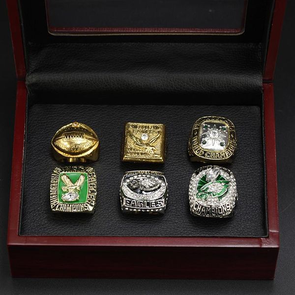 6pcs philadelphia pennsylvania football championship ring for fans gifts 6pcs set man ring 298m, Golden;silver
6pcs philadelphia pennsylvania football championship ring for fans gifts 6pcs set man ring 298m, Golden;silver