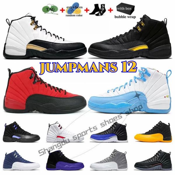 with box hyper royal mens basketball shoes jumpman 12s 12 high sneakers flu game black twist dark grey university gold indigo gym red men og
with box hyper royal mens basketball shoes jumpman 12s 12 high sneakers flu game black twist dark grey university gold indigo gym red men og