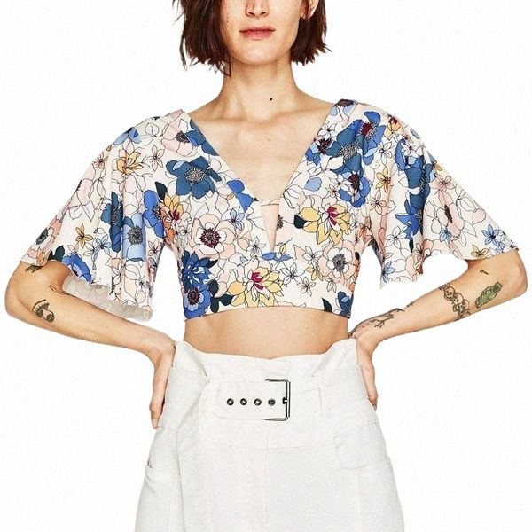 women's blouses & shirts women's blouses & shirts floral printed short blouse women nice summer fashion v-neck bell sleeve and cut, White
women's blouses & shirts women's blouses & shirts floral printed short blouse women nice summer fashion v-neck bell sleeve and cut, White