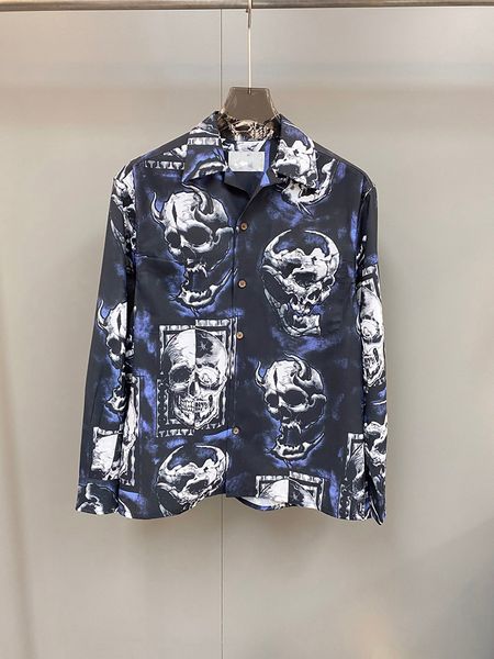 new men's casual shirt has a design style of skeleton long sleeve shir which is worn as a base, White;black
new men's casual shirt has a design style of skeleton long sleeve shir which is worn as a base, White;black