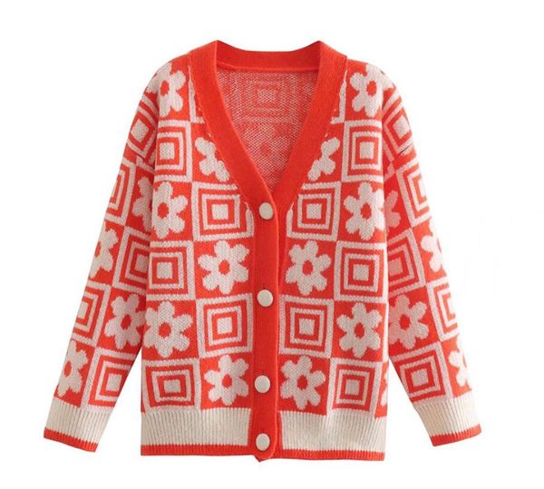 women sweater outerwear v neck color block argyle sweater cardigan single breasted fall black white jacket, White;black
women sweater outerwear v neck color block argyle sweater cardigan single breasted fall black white jacket, White;black