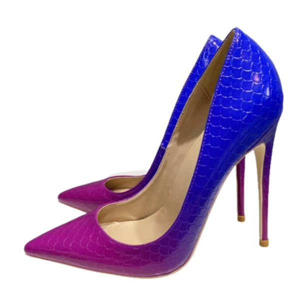 brand shoes red bottom high heels new gradient blue pink crocodile effect women 8cm 10cm 12cm high-heeled party event shoes designer slip on, Black
brand shoes red bottom high heels new gradient blue pink crocodile effect women 8cm 10cm 12cm high-heeled party event shoes designer slip on, Black
