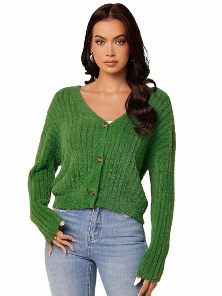 women's sweaters fluffy knit drop shoulder cardigan h7xt#, White;black
women's sweaters fluffy knit drop shoulder cardigan h7xt#, White;black