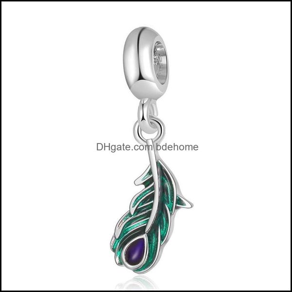 silver fits pandora bracelets 20pcs peacock feather pink enamel dangle sier charms bead charm beads pendant for wholesale diy europea dh0si, Black
silver fits pandora bracelets 20pcs peacock feather pink enamel dangle sier charms bead charm beads pendant for wholesale diy europea dh0si, Black
