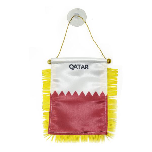 10x15 cm qatar fringy window hanging flag double sided mini hanging flags with suction cup for home office door decor
10x15 cm qatar fringy window hanging flag double sided mini hanging flags with suction cup for home office door decor