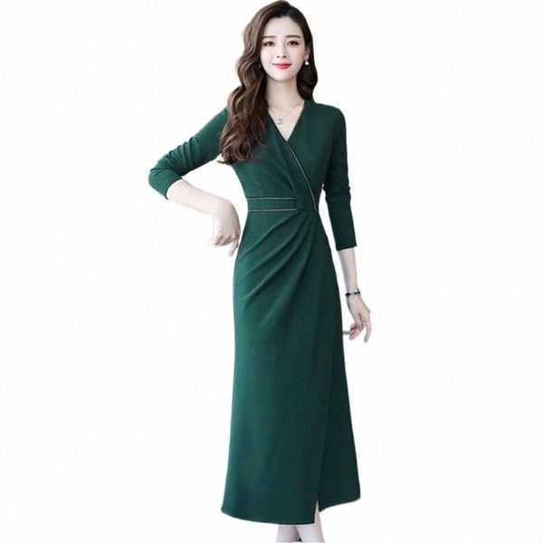 casual dresses casual dresses slim long dress ladies fashion v-neck women elegant mid-calf sleeve black green autumn winter re2041 x6hv#, Black;gray
casual dresses casual dresses slim long dress ladies fashion v-neck women elegant mid-calf sleeve black green autumn winter re2041 x6hv#, Black;gray