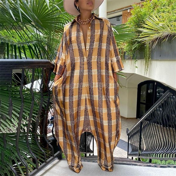 women's plus size jumpsuits rompers sets summer casual loose oversize long sleeve plaid overalls graphic print buttoned pocket design j, Black
women's plus size jumpsuits rompers sets summer casual loose oversize long sleeve plaid overalls graphic print buttoned pocket design j, Black