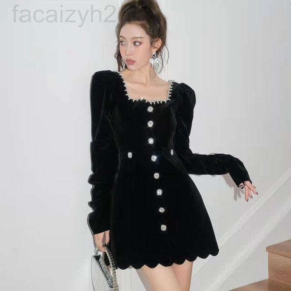 casual dresses designer star same style niche hepburn classic elegant court date party dress light luxury velvet skirt female l2hy, Black;gray
casual dresses designer star same style niche hepburn classic elegant court date party dress light luxury velvet skirt female l2hy, Black;gray