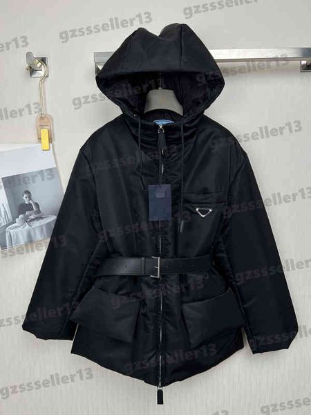 designer pr down jackets luxury woman puffer coat hooded tunic down jacket belt nylon fabric winter coats fashion brand women clothing 0912, Black
designer pr down jackets luxury woman puffer coat hooded tunic down jacket belt nylon fabric winter coats fashion brand women clothing 0912, Black