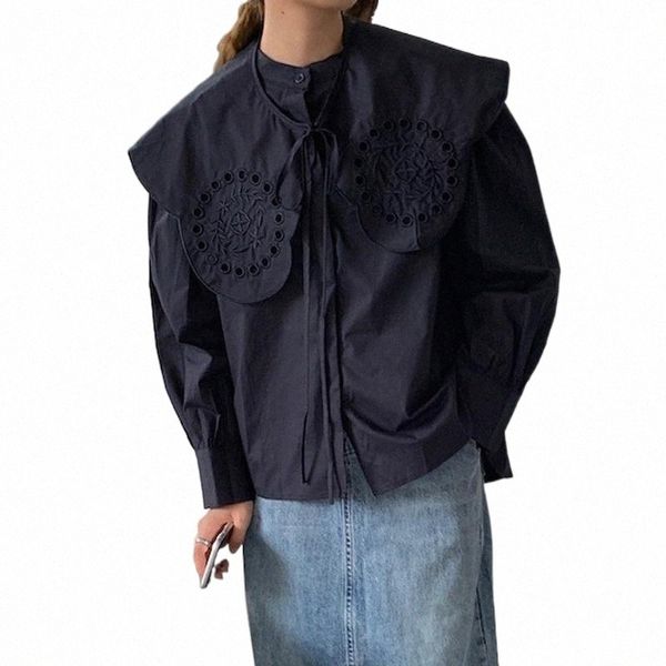 women's blouses & shirts women's blouses & shirts 2022 autumn and winter retro detachable collar heavy industry embroidered blank, White
women's blouses & shirts women's blouses & shirts 2022 autumn and winter retro detachable collar heavy industry embroidered blank, White