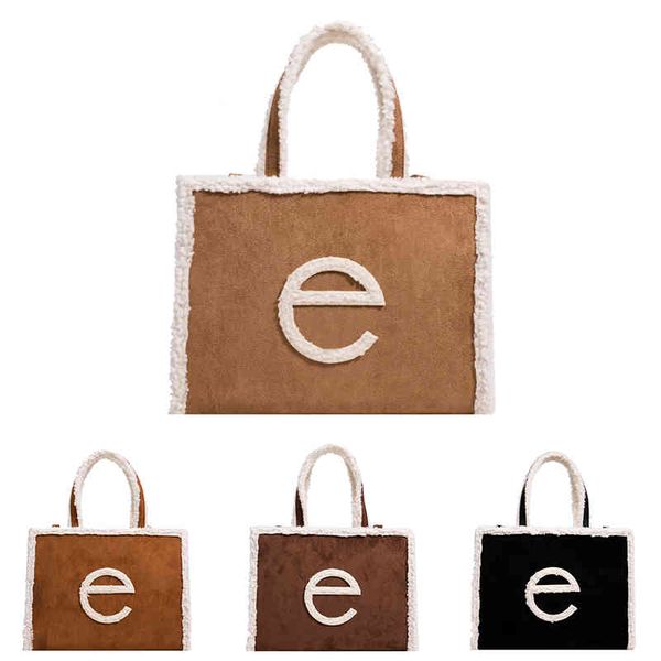 totes women autumn winter tote bag large capacity flannel shopping bags fashion design logo designer handbag shoulder bag purse 220722
totes women autumn winter tote bag large capacity flannel shopping bags fashion design logo designer handbag shoulder bag purse 220722
