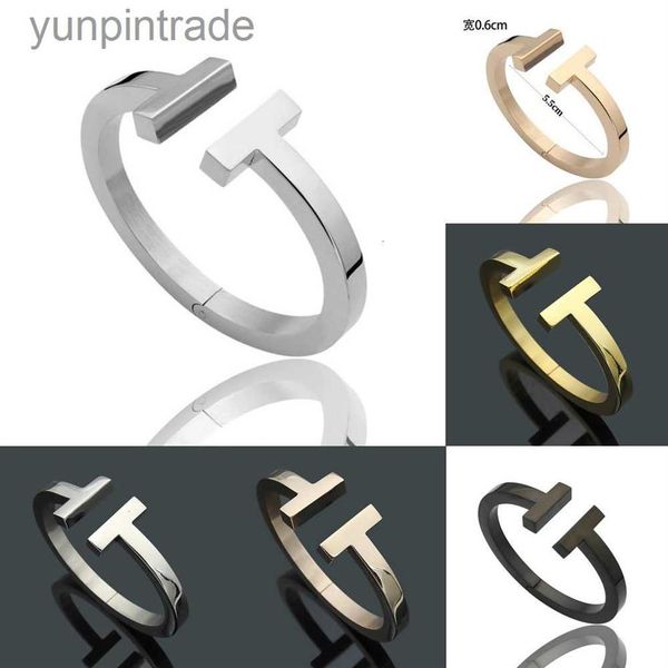 luxury fashion women bangle stainless open cuffs thick wide band double t bangles bracelet mens jewlery silver rose gold black pul294v
luxury fashion women bangle stainless open cuffs thick wide band double t bangles bracelet mens jewlery silver rose gold black pul294v