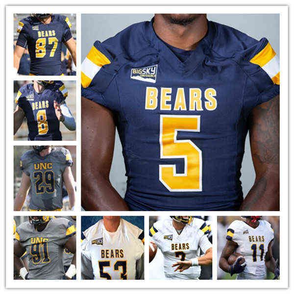 men's t shirt american college football wear northern colorado unc college football jerseys dylan mccaffrey tru wilson kassidy woods bo, White;black
men's t shirt american college football wear northern colorado unc college football jerseys dylan mccaffrey tru wilson kassidy woods bo, White;black