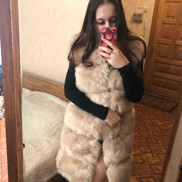 women's cape winter warm fur coats fashion women faux fur vest coat thicker colete feminino fashion s-4xl wj1124 t220831, Black
women's cape winter warm fur coats fashion women faux fur vest coat thicker colete feminino fashion s-4xl wj1124 t220831, Black