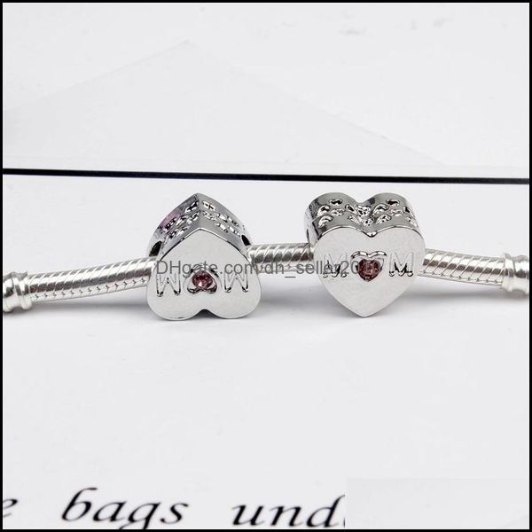 silver pink cubic zircon openwork mom charm beads fit pandora bracelet fashion jewelry wholesale accessory 864 r2 drop delivery 2021 d dhsio, Black
silver pink cubic zircon openwork mom charm beads fit pandora bracelet fashion jewelry wholesale accessory 864 r2 drop delivery 2021 d dhsio, Black
