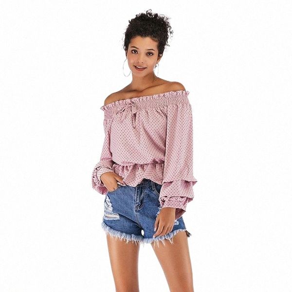 women's blouses & shirts women's blouses & shirts jelics fashion women slash neck blouse off shoulder long puff sleeve slim dot p, White
women's blouses & shirts women's blouses & shirts jelics fashion women slash neck blouse off shoulder long puff sleeve slim dot p, White