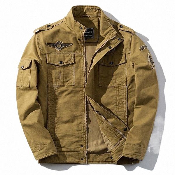 men's jackets men's jackets spring autumn jacket men pure cotton military coats multi-pockets stand collar clothing with epaulet v, Black;brown
men's jackets men's jackets spring autumn jacket men pure cotton military coats multi-pockets stand collar clothing with epaulet v, Black;brown