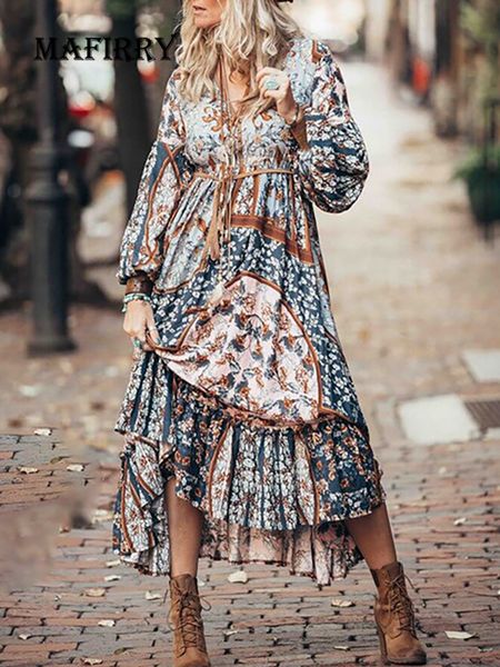 casual dresses women bohemian print v neck streetwear summer loose long sleeve dress vintage female slim maxi party dress vestidos, Black;gray
casual dresses women bohemian print v neck streetwear summer loose long sleeve dress vintage female slim maxi party dress vestidos, Black;gray