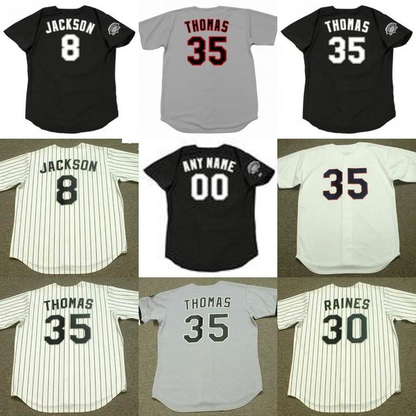 baseballcollege wear chicago 8 bo jackson 35 frank thomas 45 michael 30 tim raines baseball jersey stitched, Black
baseballcollege wear chicago 8 bo jackson 35 frank thomas 45 michael 30 tim raines baseball jersey stitched, Black