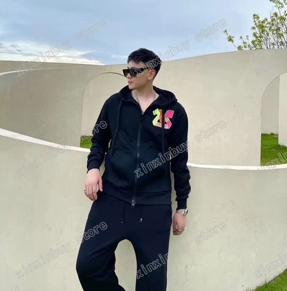 xinxinbuy men designer hoodies colorful letter embroidery two way zipper women gray black white xs-l, Black;brown
xinxinbuy men designer hoodies colorful letter embroidery two way zipper women gray black white xs-l, Black;brown