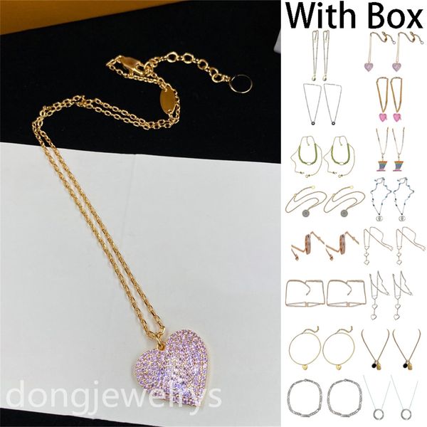 retro charm pendant hip hop jewelry gold stainless steel letter necklace pendants gift purple diamond heart clavicle chain dongjewelrys, Silver