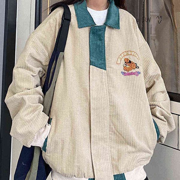 women's jackets 2021 spring autumn new corduroy jacket women's baseball jacket korean harajuku coat women streetwear gothic jacket, Black;brown
women's jackets 2021 spring autumn new corduroy jacket women's baseball jacket korean harajuku coat women streetwear gothic jacket, Black;brown