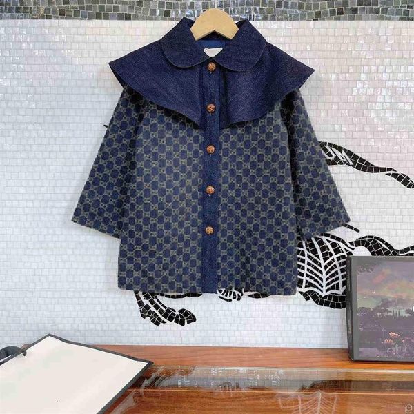 high-end girls denim midi coat windbreaker jacket kids jackets brand children's autumn coat winter outwear jacket size 100-150255h, Blue;gray
high-end girls denim midi coat windbreaker jacket kids jackets brand children's autumn coat winter outwear jacket size 100-150255h, Blue;gray