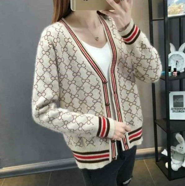 women sweater with buttons long sleeve stripedknitted cardigan ladies arrival oversize luxury warm sweaters, White;black
women sweater with buttons long sleeve stripedknitted cardigan ladies arrival oversize luxury warm sweaters, White;black