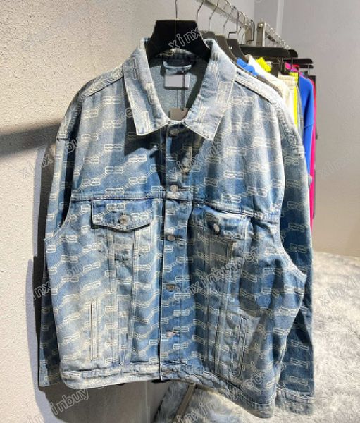 xinxinbuy men designer coats denim jackets jacquard double letter washing paris pullover women blue black xs-2xl, Black;brown
xinxinbuy men designer coats denim jackets jacquard double letter washing paris pullover women blue black xs-2xl, Black;brown