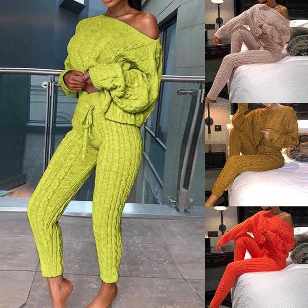 women's sweaters 2020 new womens ladies solid off shoulder cable knitted warm loungewear set autumn sweater women sweater winter clothe, White;black
women's sweaters 2020 new womens ladies solid off shoulder cable knitted warm loungewear set autumn sweater women sweater winter clothe, White;black