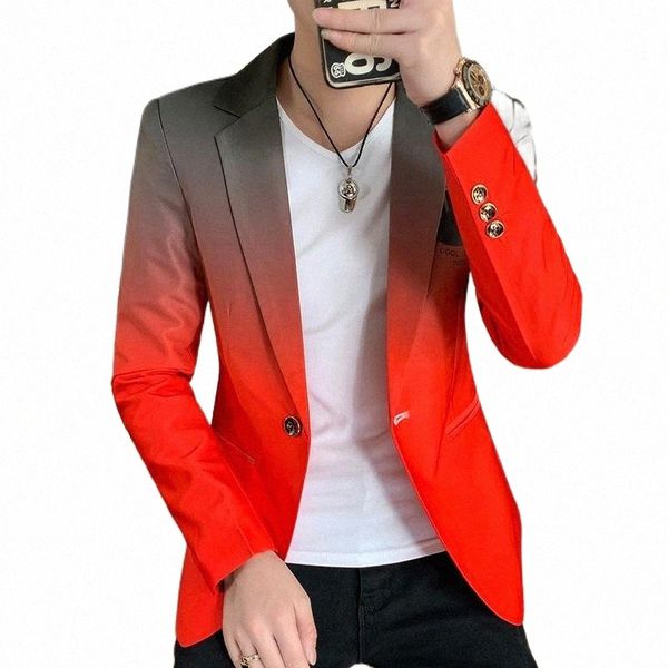 men's suits & blazers men's suits & blazers blazer men male gradient suit jacket masculino korean style slim fit casual fashion tr, White;black
men's suits & blazers men's suits & blazers blazer men male gradient suit jacket masculino korean style slim fit casual fashion tr, White;black