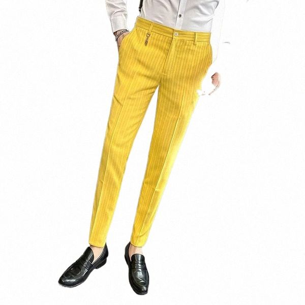 men's suits & blazers plyesxale pink yellow striped men's dress formal pants slim fit pantalon hombre casual party england style m, White;black
men's suits & blazers plyesxale pink yellow striped men's dress formal pants slim fit pantalon hombre casual party england style m, White;black