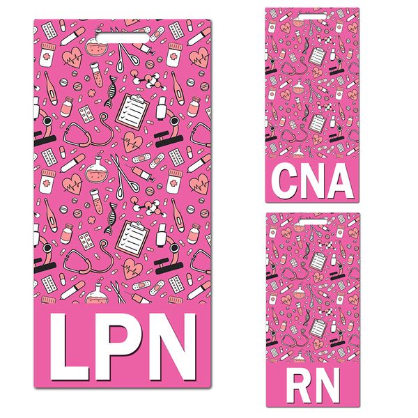 20 pcs / lot fashion accessories medical design vertical name tag pvc material name badges rn cna lpn badge buddy for nurse gift, Silver
20 pcs / lot fashion accessories medical design vertical name tag pvc material name badges rn cna lpn badge buddy for nurse gift, Silver