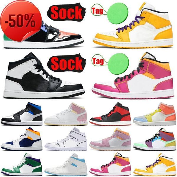 boots with sock tag jumpman mid 1 1s mens basketball shoes chicago hyper royal pine green men women trainers sports sneakers, Black
boots with sock tag jumpman mid 1 1s mens basketball shoes chicago hyper royal pine green men women trainers sports sneakers, Black