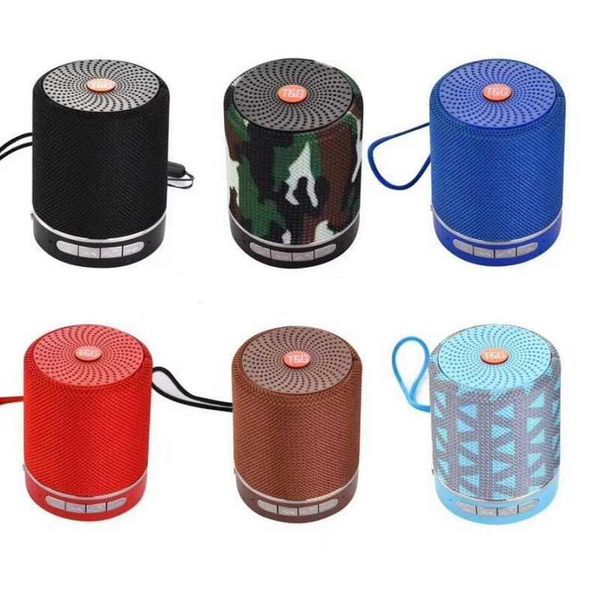 Wireless TG511 Bluetooth Speaker HIFI Subwoofer Mini Portable Audio Speakers 6 Colors Outdoor Soundbar with Retail Box SF Card MP3 PlayerZ260717