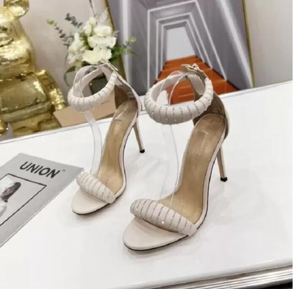 explosion woman bijoux crystal sandal rounded padded straps crystal-encrusted smooth leather fashion show luxury designer counter with box, Black
explosion woman bijoux crystal sandal rounded padded straps crystal-encrusted smooth leather fashion show luxury designer counter with box, Black