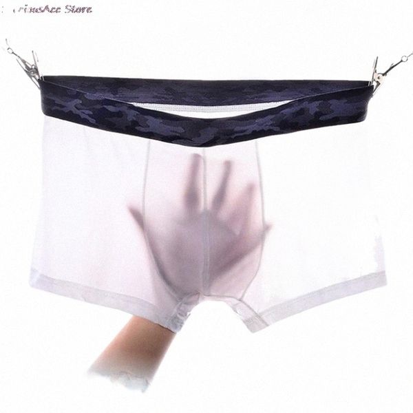 underpants underpants summer ice silk men underwear seamless transparent boxer short ultra thin sheer breathable comfortable pantie underpan, Black;white
underpants underpants summer ice silk men underwear seamless transparent boxer short ultra thin sheer breathable comfortable pantie underpan, Black;white