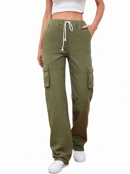 women's jeans drawstring waist flap pocket cargo jeans c8s0#, Blue
women's jeans drawstring waist flap pocket cargo jeans c8s0#, Blue