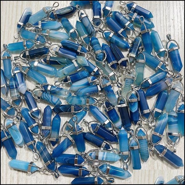 pendant necklaces natural stone blue stripe agate alloy crystal trendy pendants for making jewelry charm point pendant drop delivery dhqaz, Silver
pendant necklaces natural stone blue stripe agate alloy crystal trendy pendants for making jewelry charm point pendant drop delivery dhqaz, Silver