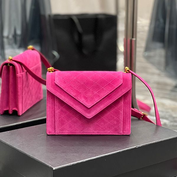 classic suede leather shoulder bags corssbody chain mini envelope bags diamond lattice women's fashion bag designer cover handbags pink
classic suede leather shoulder bags corssbody chain mini envelope bags diamond lattice women's fashion bag designer cover handbags pink