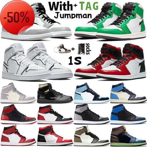 boots 2022 high og jumpman 1 1s mens basketball shoes mid light smoke grey lucky green snake chicago iridescent reflective women sneakers tr, Black
boots 2022 high og jumpman 1 1s mens basketball shoes mid light smoke grey lucky green snake chicago iridescent reflective women sneakers tr, Black