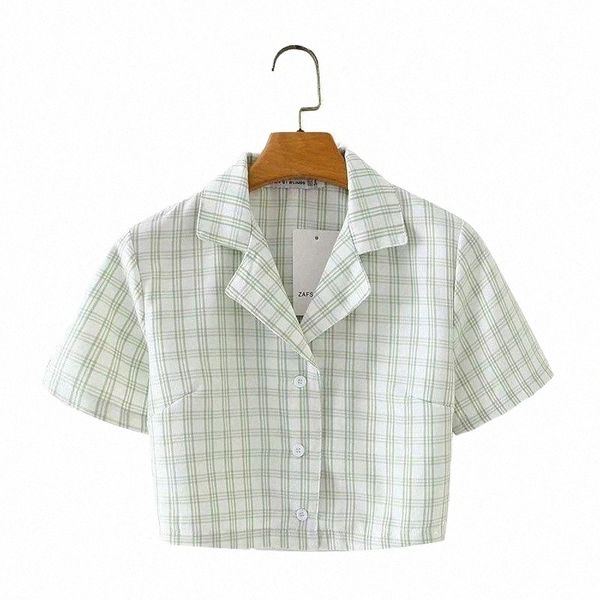 women's blouses & shirts women's blouses & shirts cs004 2021 ladies simple classic plaid print notched neck short blouse woman sum, White
women's blouses & shirts women's blouses & shirts cs004 2021 ladies simple classic plaid print notched neck short blouse woman sum, White