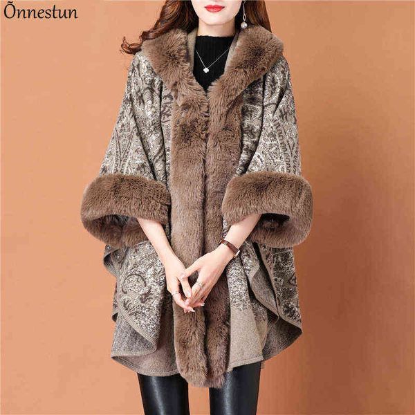 women's cape women's winter jacket new plus size loose fur coat warm outwear long sleeve cloak coat furry soft women's jacket, Black
women's cape women's winter jacket new plus size loose fur coat warm outwear long sleeve cloak coat furry soft women's jacket, Black