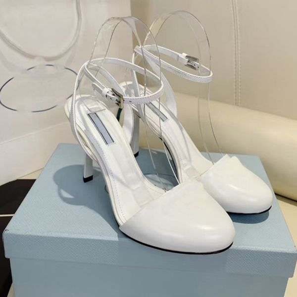 2022 designers women high heel sandals open edge fashion round head slides 100% leather party wedding dress shoes 9.5cm with box no409, Black
2022 designers women high heel sandals open edge fashion round head slides 100% leather party wedding dress shoes 9.5cm with box no409, Black